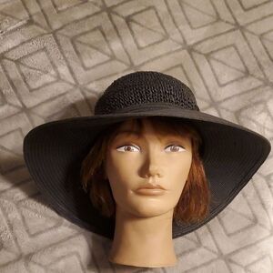 Sakkas Katy Wide Brimmed Straw Floppy Sun Hat With Straw Bow